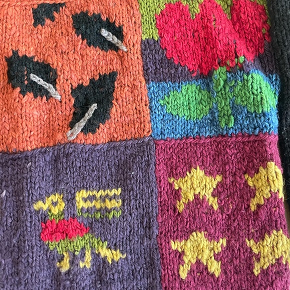Vintage Planet Earth Imports Wool Cardigan - Picture 2 of 3